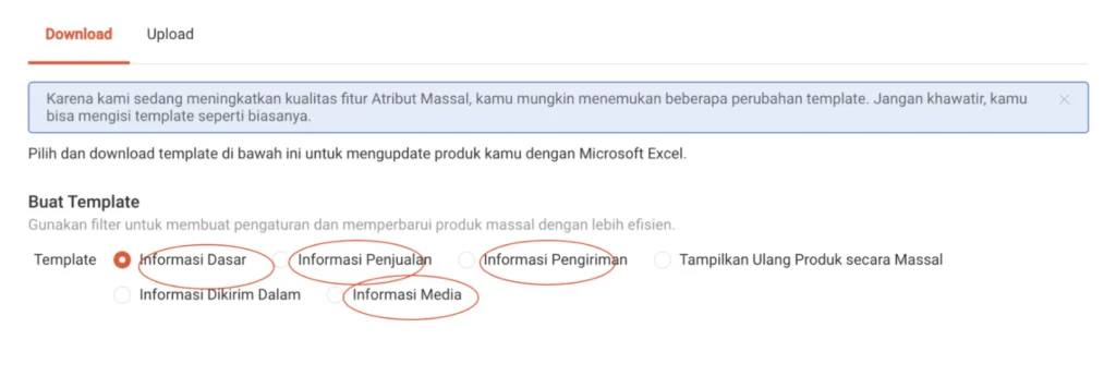 download template